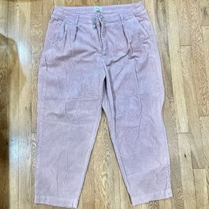 J. Crew Women’s Corduroy Trousers in Light Pink
